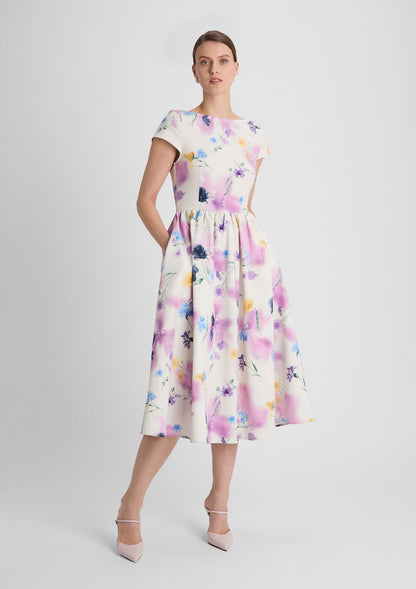 Florales Midikleid