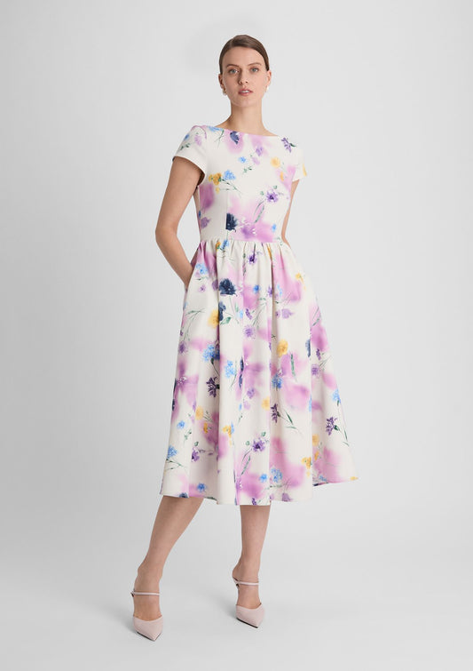 Florales Midikleid