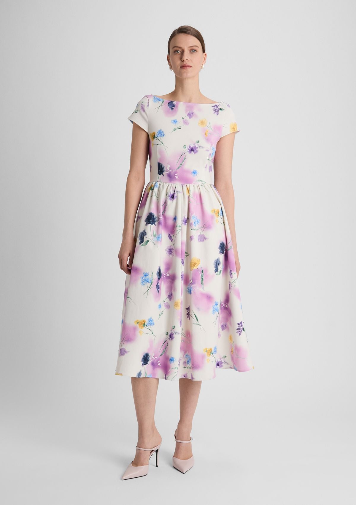 Florales Midikleid