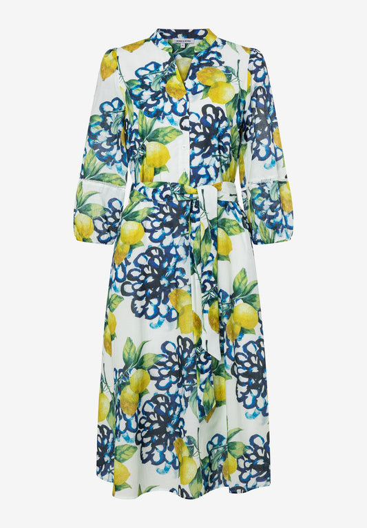 MORE & MORE Kleid mit "Zitronen-Print" Default Title