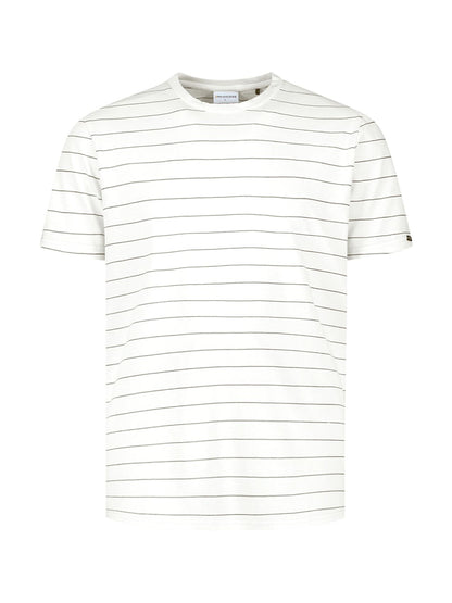 NO EXCESS T-Shirt Crewneck Pin Stripe Garment Dyed
