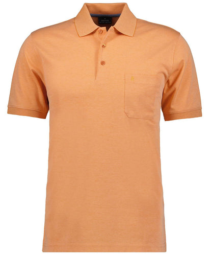RAGMAN Softknit-Polo mit Brusttasche, kurzarm L