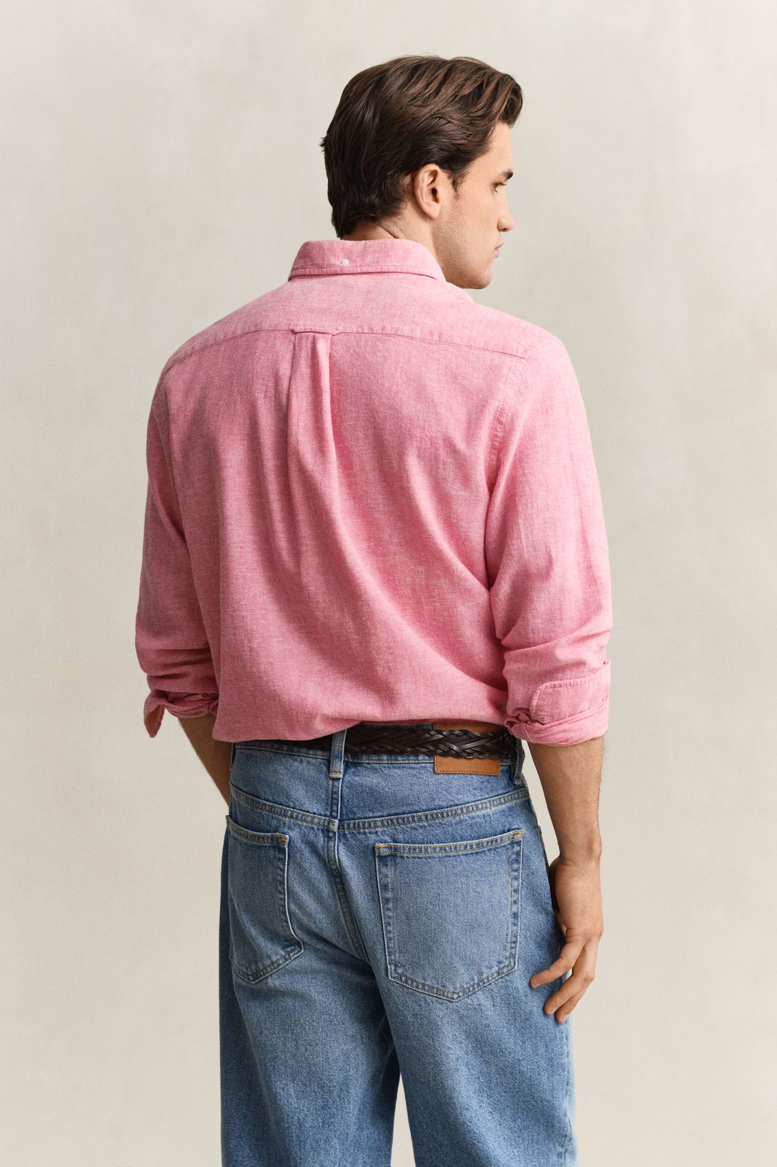 GANT Hemd aus Leinenmix