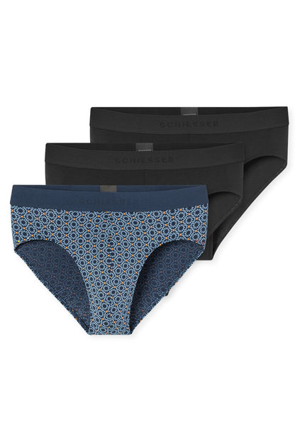 SCHIESSER Herren-Rio-Slips, 3er-Pack