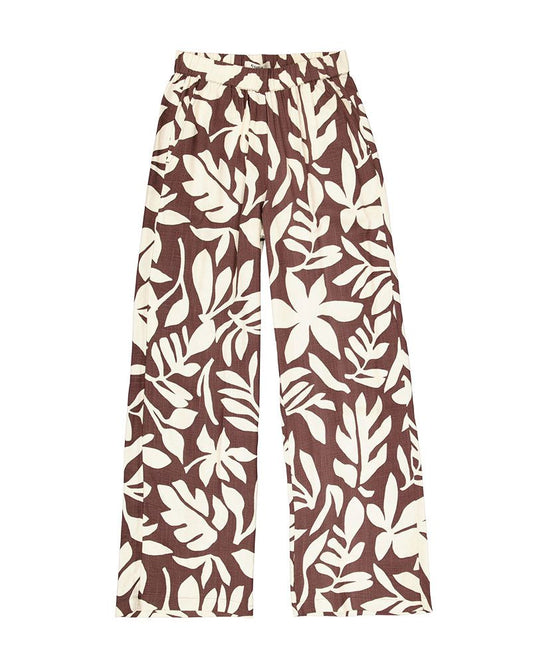 GARCIA Culotte Hose mit Blätterprint