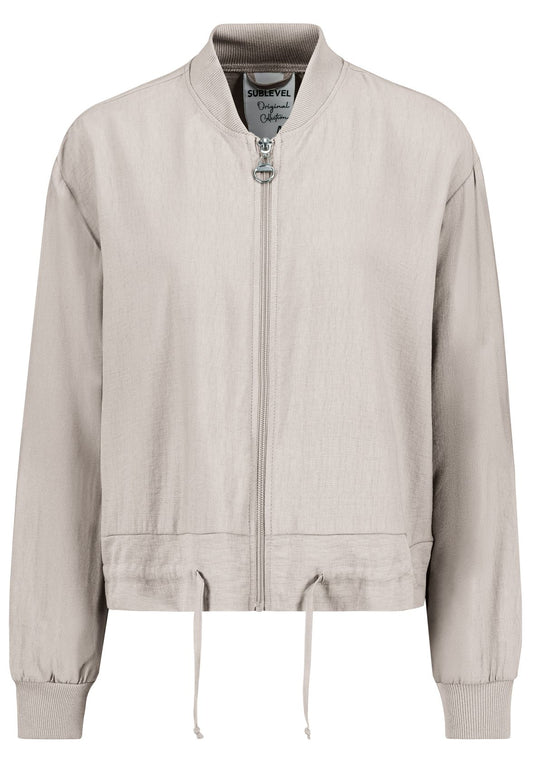 SUBLEVEL Damen, Jacke ungefüttert, light sand