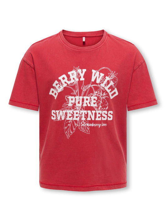 ONLY T-Shirt mit Motivprint 158 164