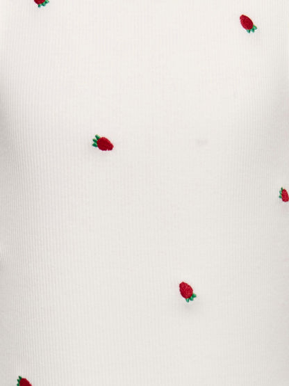ONLY Tanktop mit Strick-Details