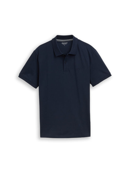 TOM TAILOR Piqué Poloshirt mit Logo-Stickerei S