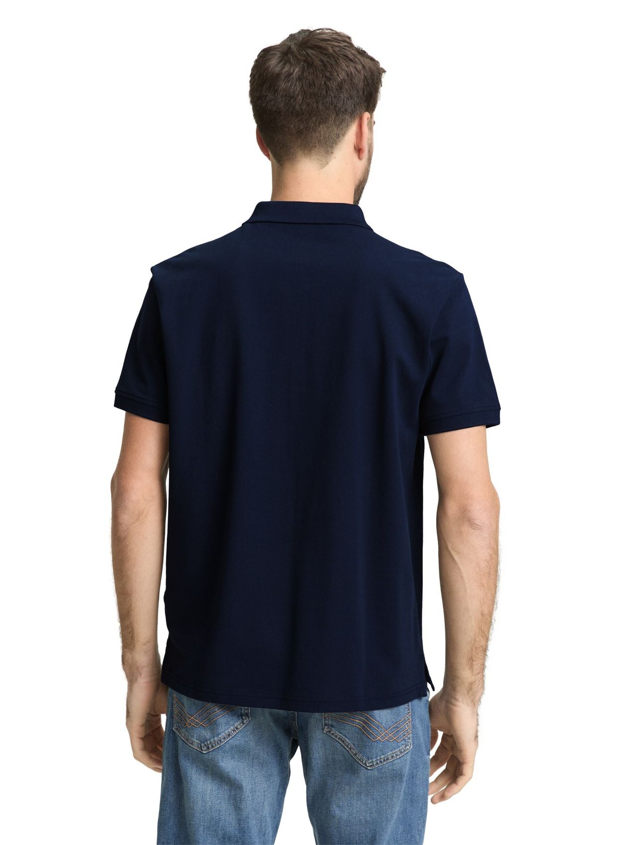 TOM TAILOR Piqué Poloshirt mit Logo-Stickerei