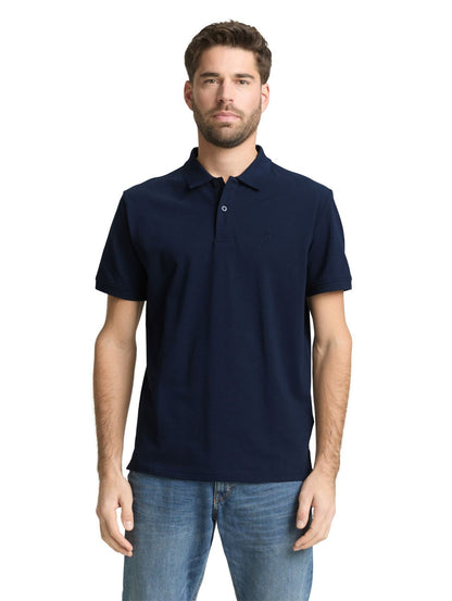 TOM TAILOR Piqué Poloshirt mit Logo-Stickerei