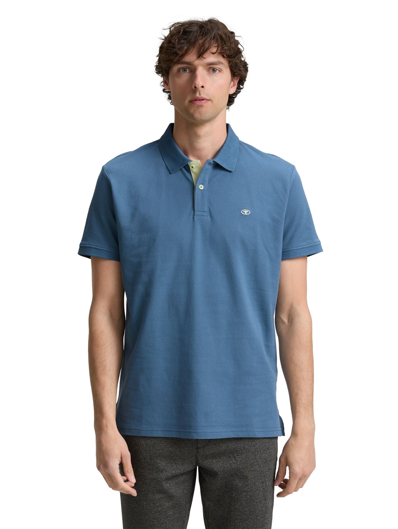 TOM TAILOR Piqué Poloshirt mit Logo-Stickerei