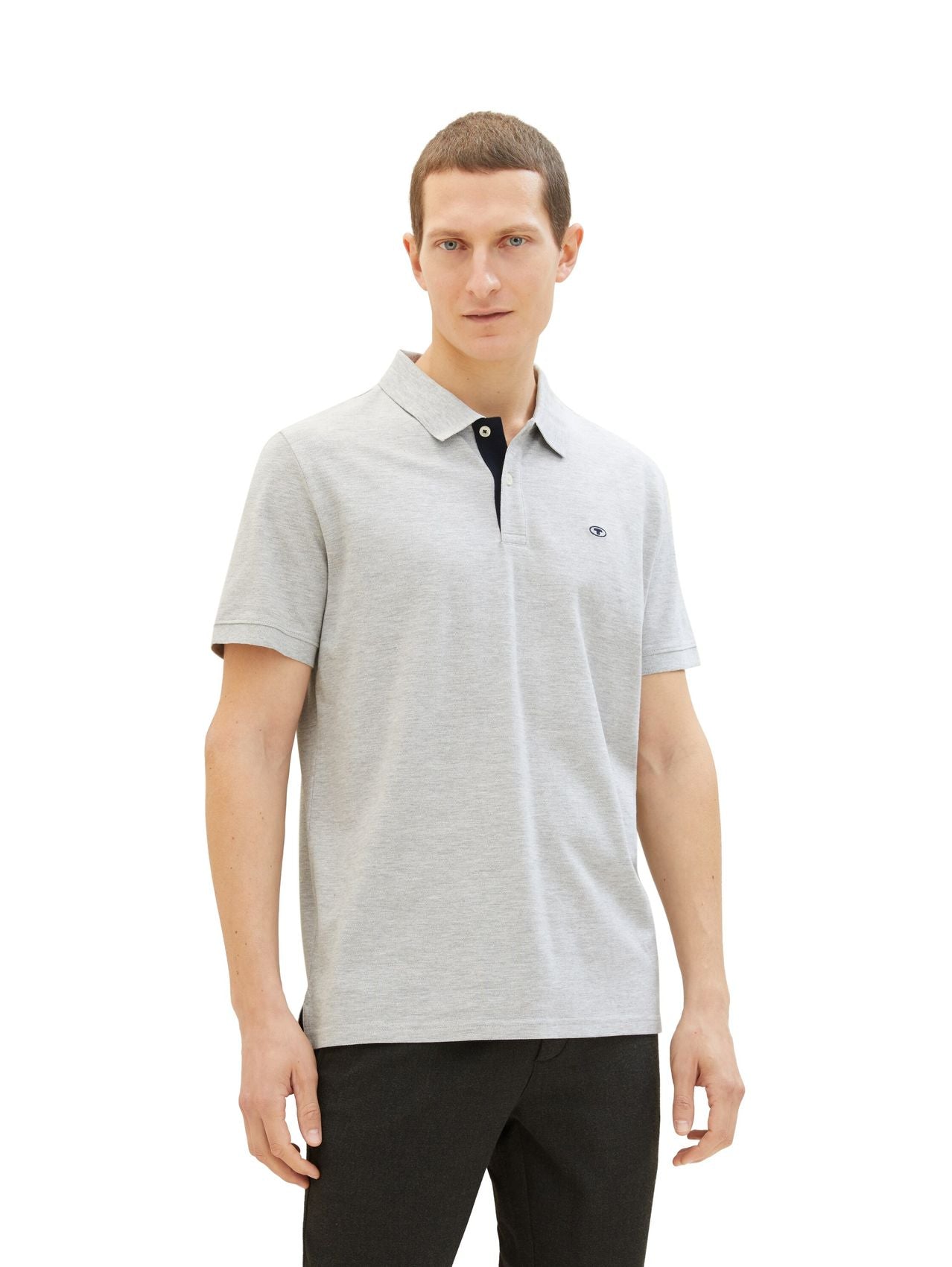 TOM TAILOR Piqué Poloshirt mit Logo-Stickerei