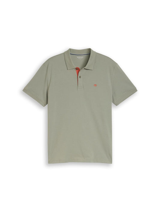 TOM TAILOR Piqué Poloshirt mit Logo-Stickerei
