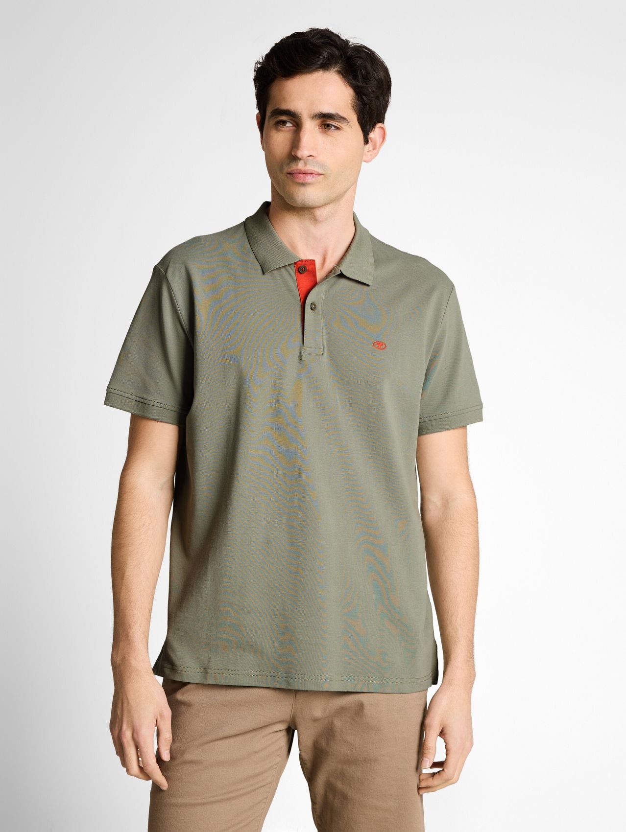TOM TAILOR Piqué Poloshirt mit Logo-Stickerei