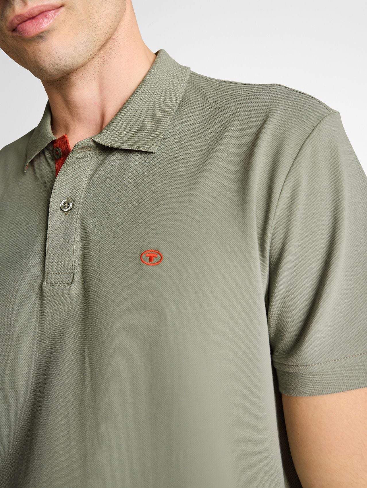 TOM TAILOR Piqué Poloshirt mit Logo-Stickerei