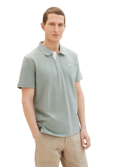 TOM TAILOR Piqué Poloshirt mit Logo-Stickerei