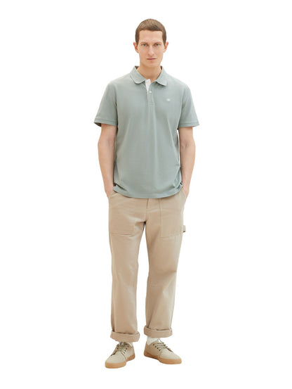 TOM TAILOR Piqué Poloshirt mit Logo-Stickerei