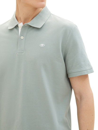 TOM TAILOR Piqué Poloshirt mit Logo-Stickerei