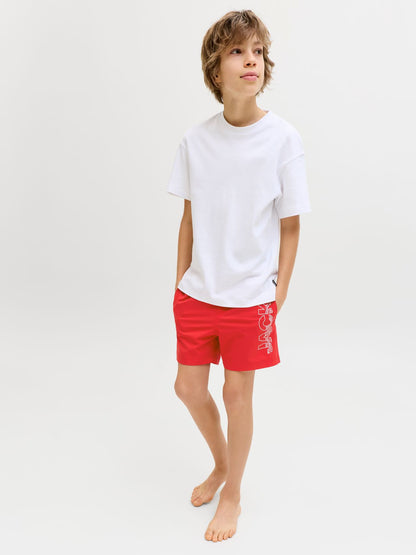 JPSTMAUI WAVE LOGO SWIM SHORTS SN JNR