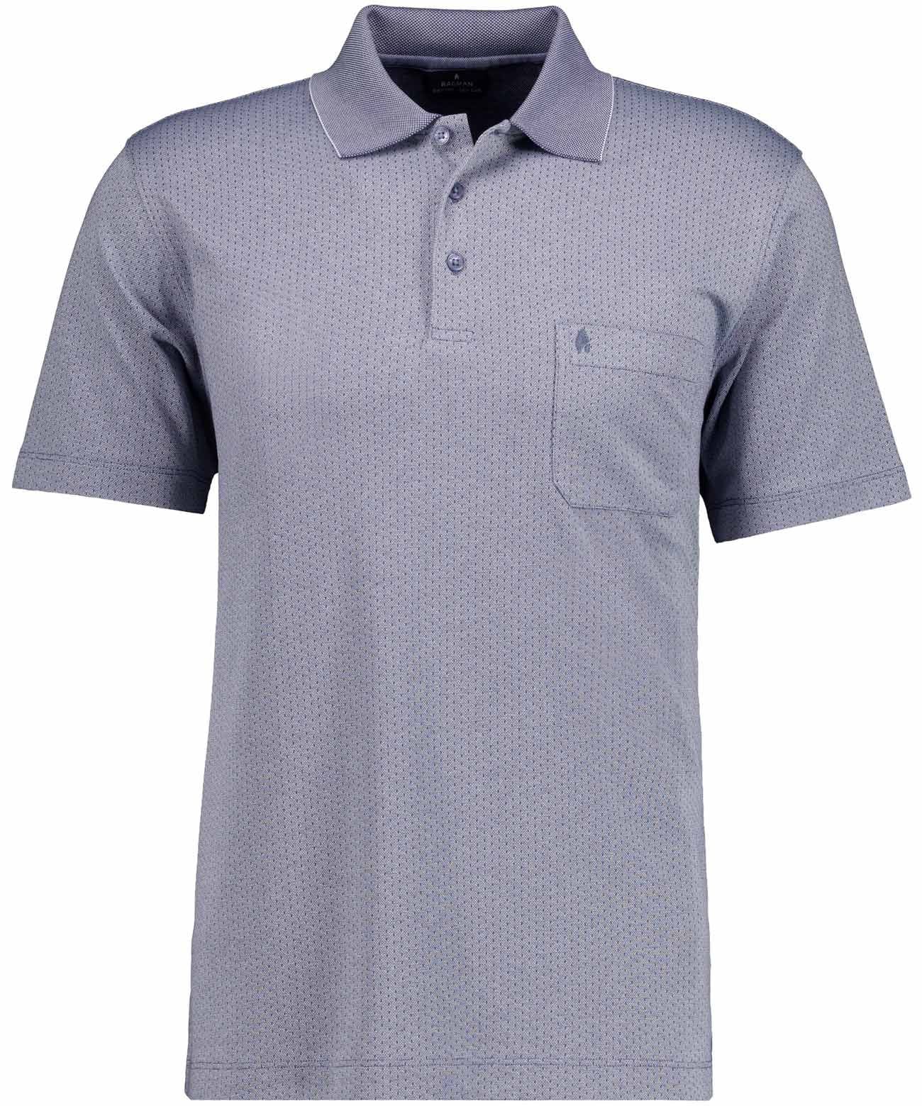 RAGMAN Softknit-Poloshirt Jacquard