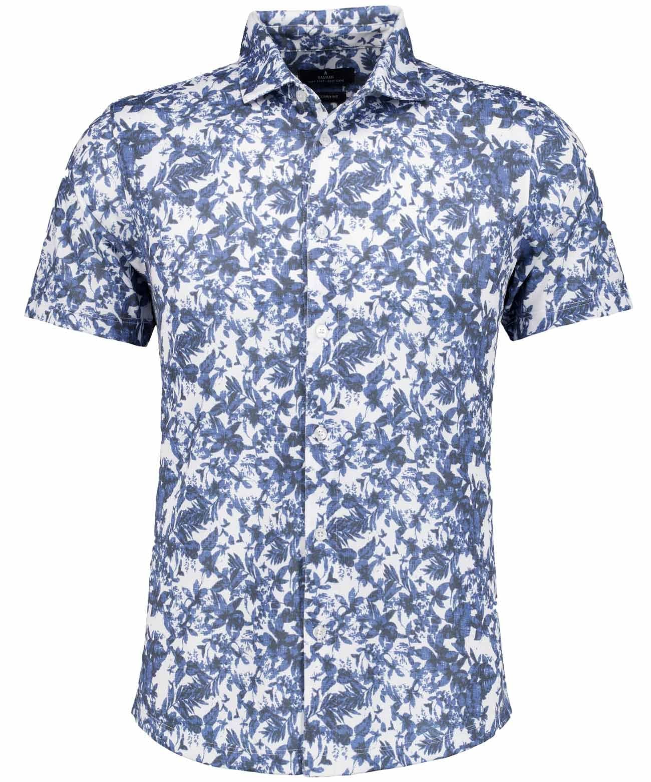 RAGMAN Softknit-Hemd mit Print, kurzarm XXL