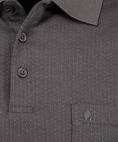 RAGMAN Softknit-Poloshirt Jacquard