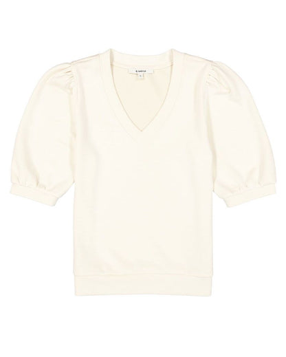 GARCIA T-Shirt mit Puffärmeln