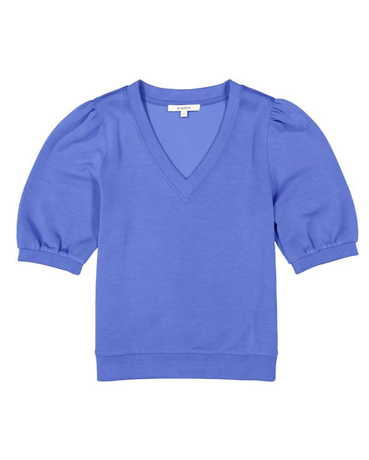 GARCIA T-Shirt mit Puffärmeln