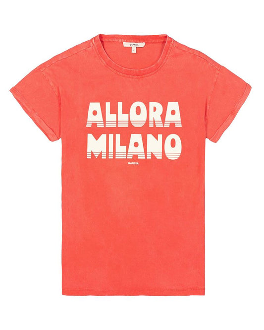 GARCIA T-Shirt mit Frontprint