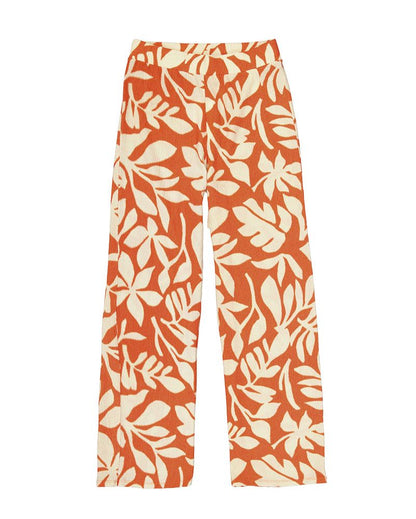 GARCIA Culotte Hose mit Blätterprint