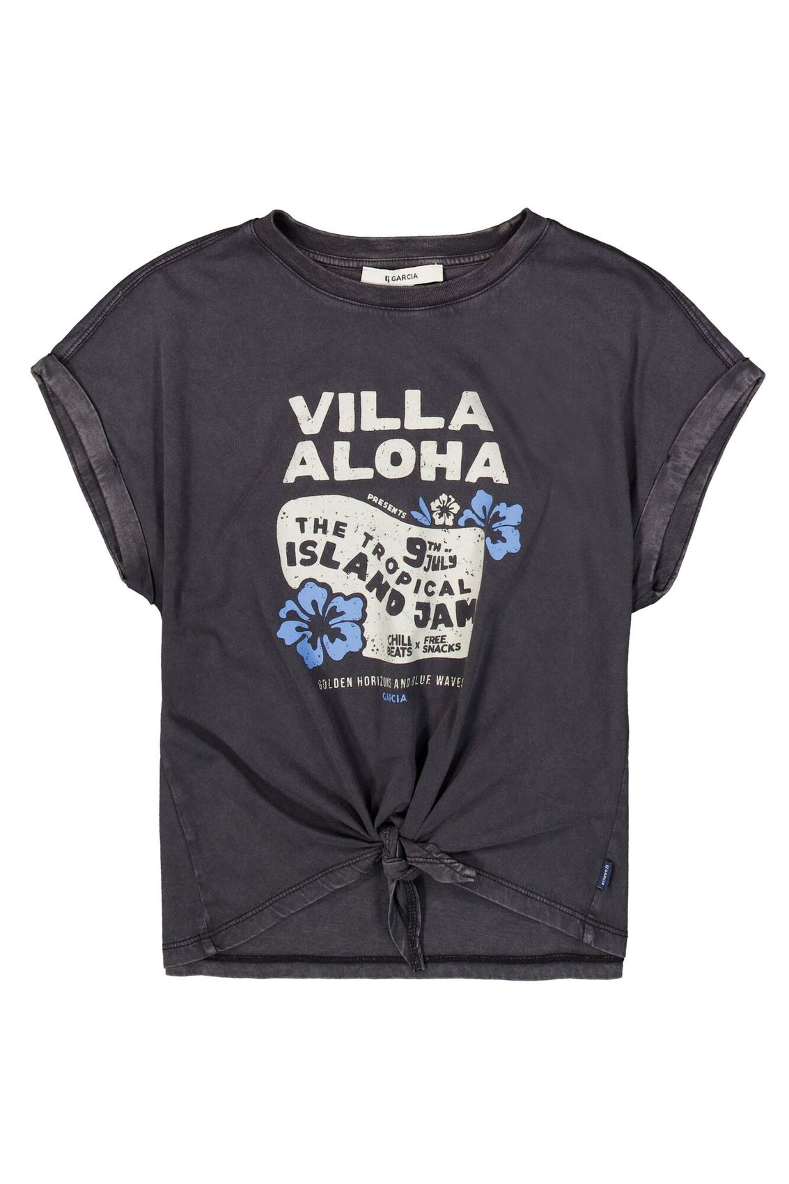 GARCIA T-shirt mit Schleifendetail