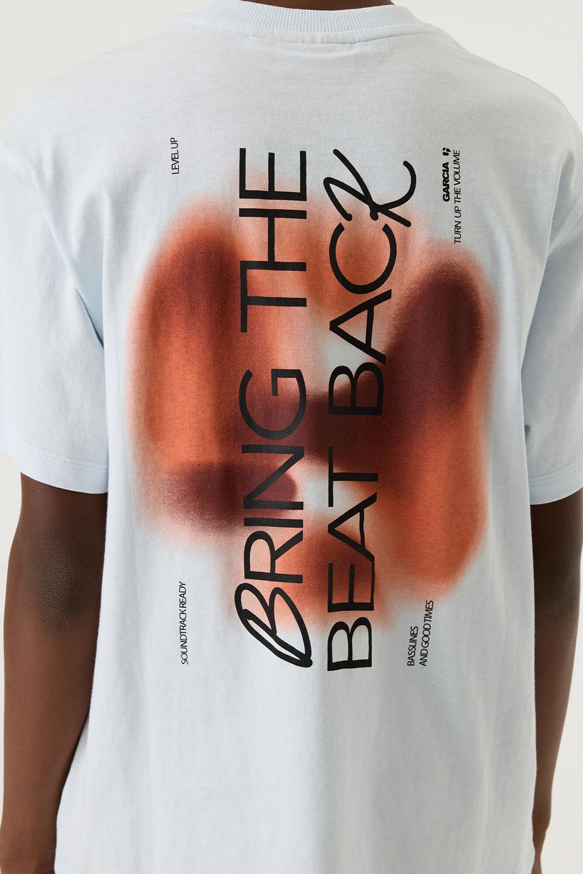 GARCIA T-Shirt mit Rückenprint