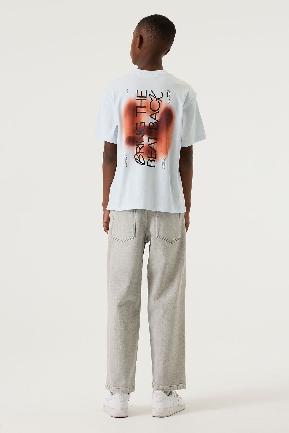 GARCIA T-Shirt mit Rückenprint