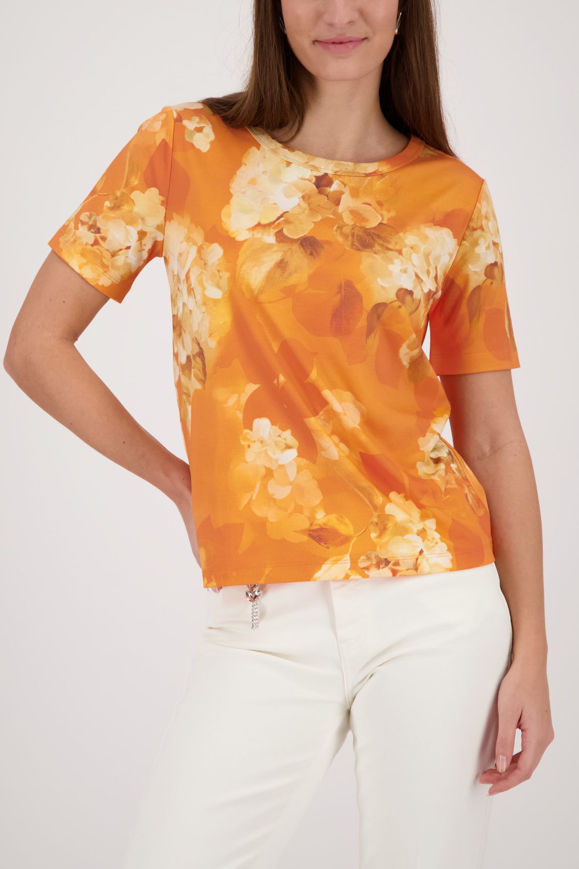 MONARI T-Shirt, aperitif gemustert