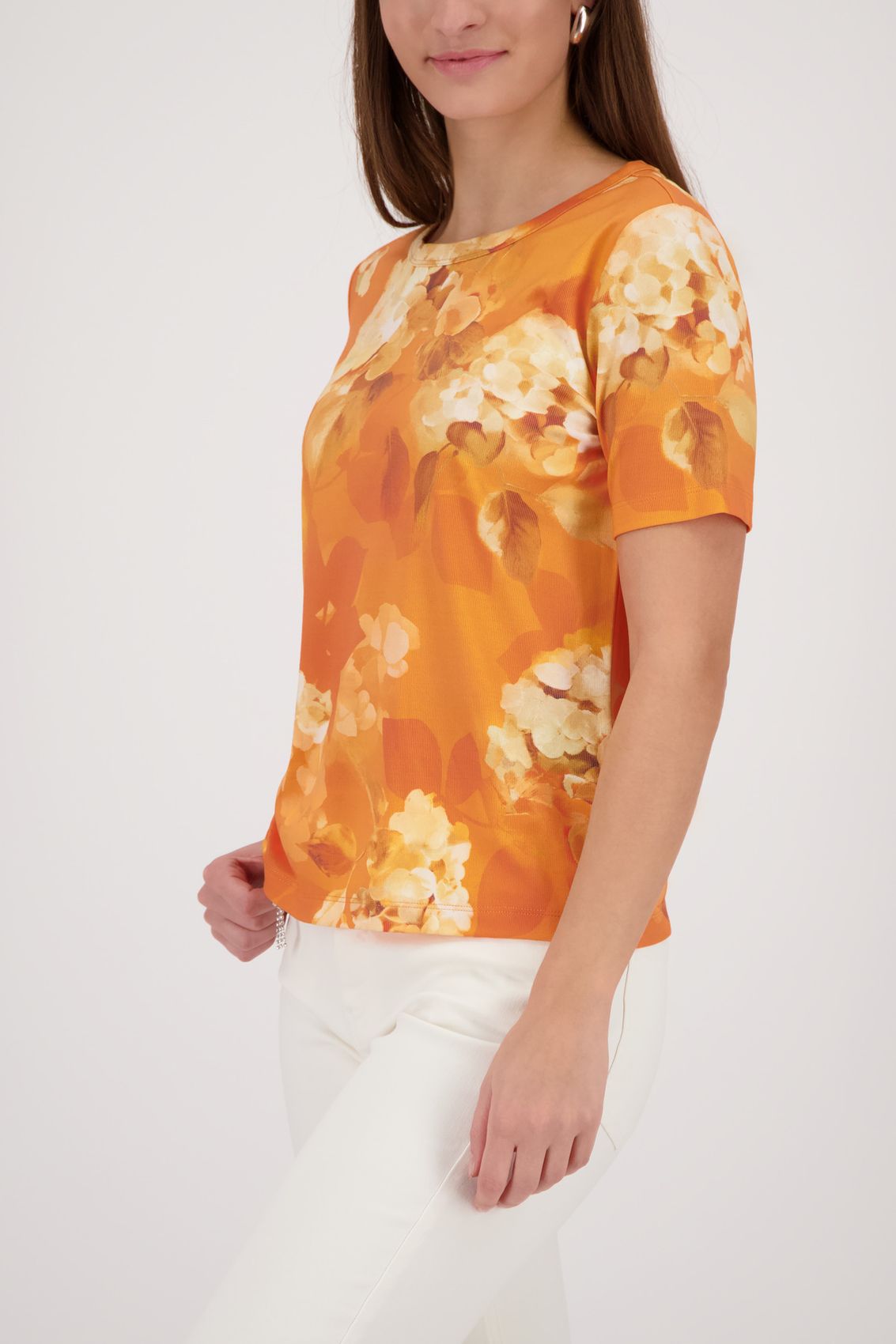 MONARI T-Shirt, aperitif gemustert
