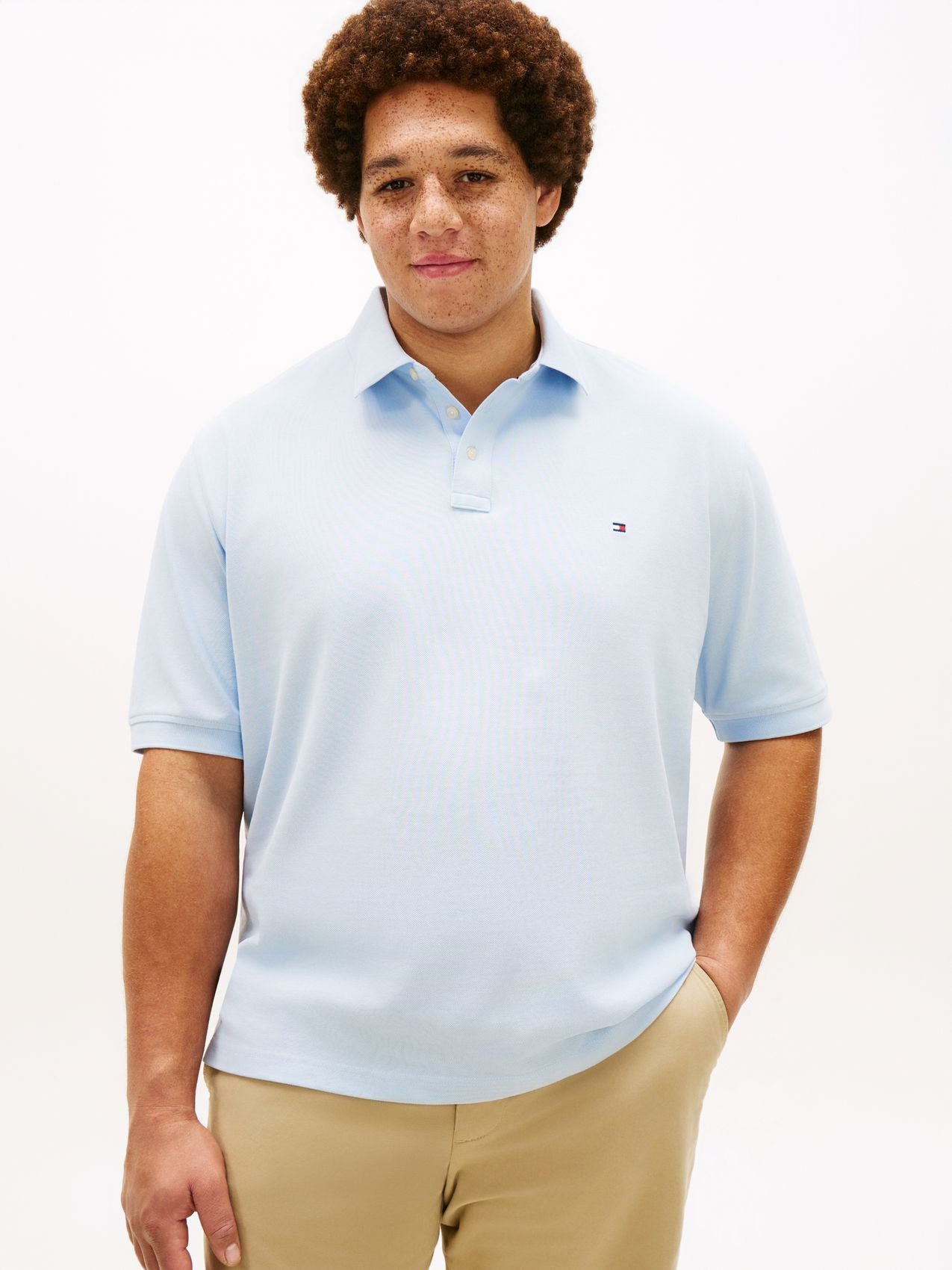 TOMMY HILFIGER Plus 1985 Regular Fit Pique Polo Shirt