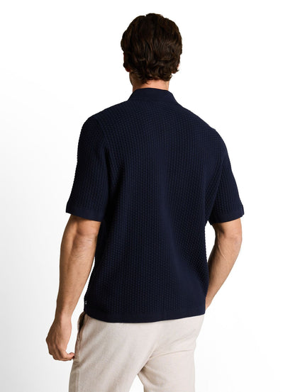 TOM TAILOR Strickjacke mit Polokragen