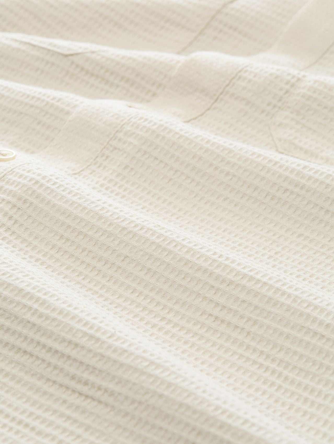 TOM TAILOR Regular Fit Resort Hemd mit Waffelstruktur