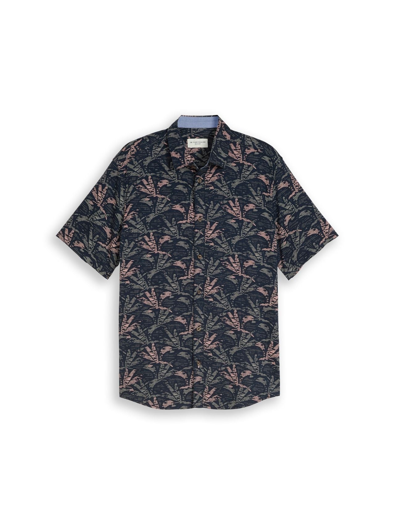 TOM TAILOR Regular Fit Kurzarmhemd mit Muster XXL