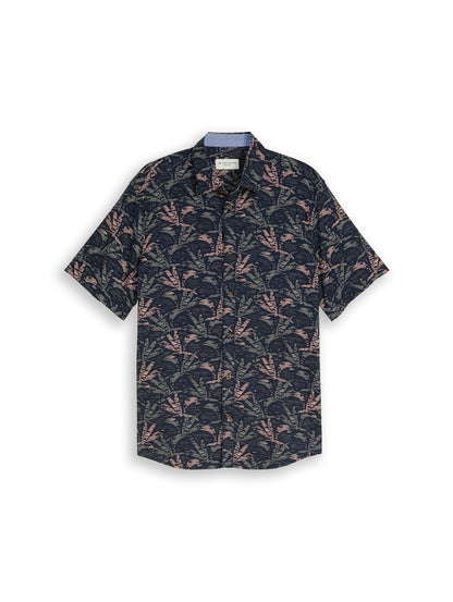TOM TAILOR Regular Fit Kurzarmhemd mit Muster XXL