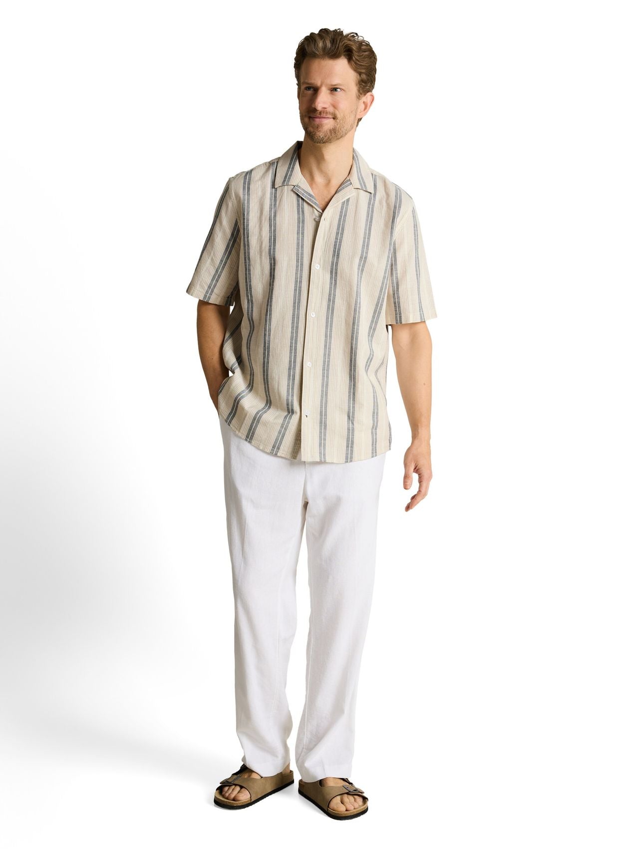 TOM TAILOR Comfort Fit Kurzarmhemd mit Streifen