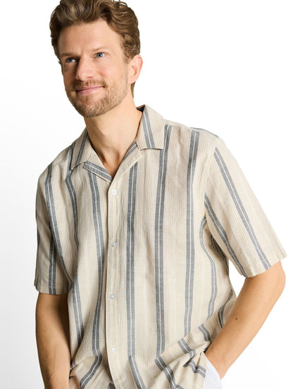 TOM TAILOR Comfort Fit Kurzarmhemd mit Streifen