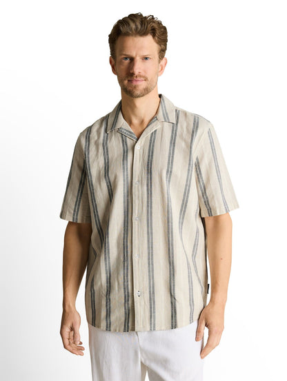 TOM TAILOR Comfort Fit Kurzarmhemd mit Streifen