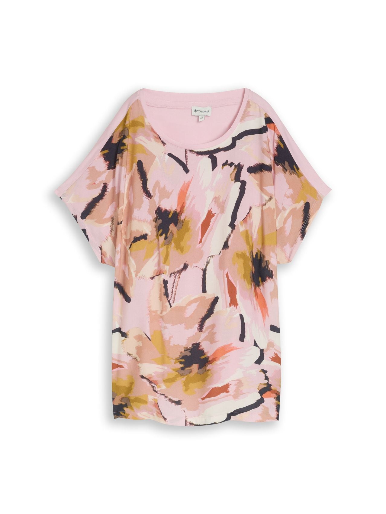 TOM TAILOR Plus Size - T-Shirt im Material-Mix
