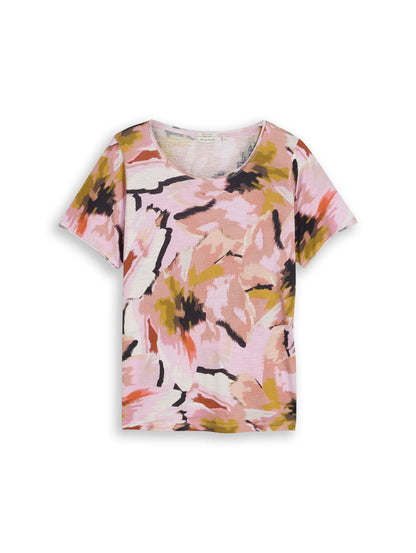 TOM TAILOR Plus Size - T-Shirt aus Baumwolle