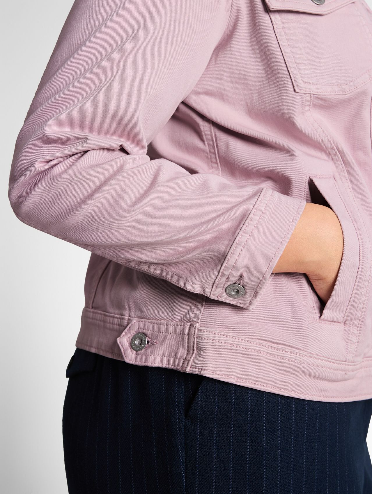 TOM TAILOR Plus Size - Jeansjacke mit Eingriffstaschen