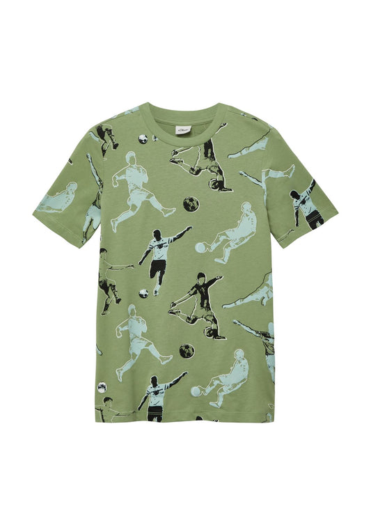 OLIVER TWIST T-Shirt mit Fußball-Print