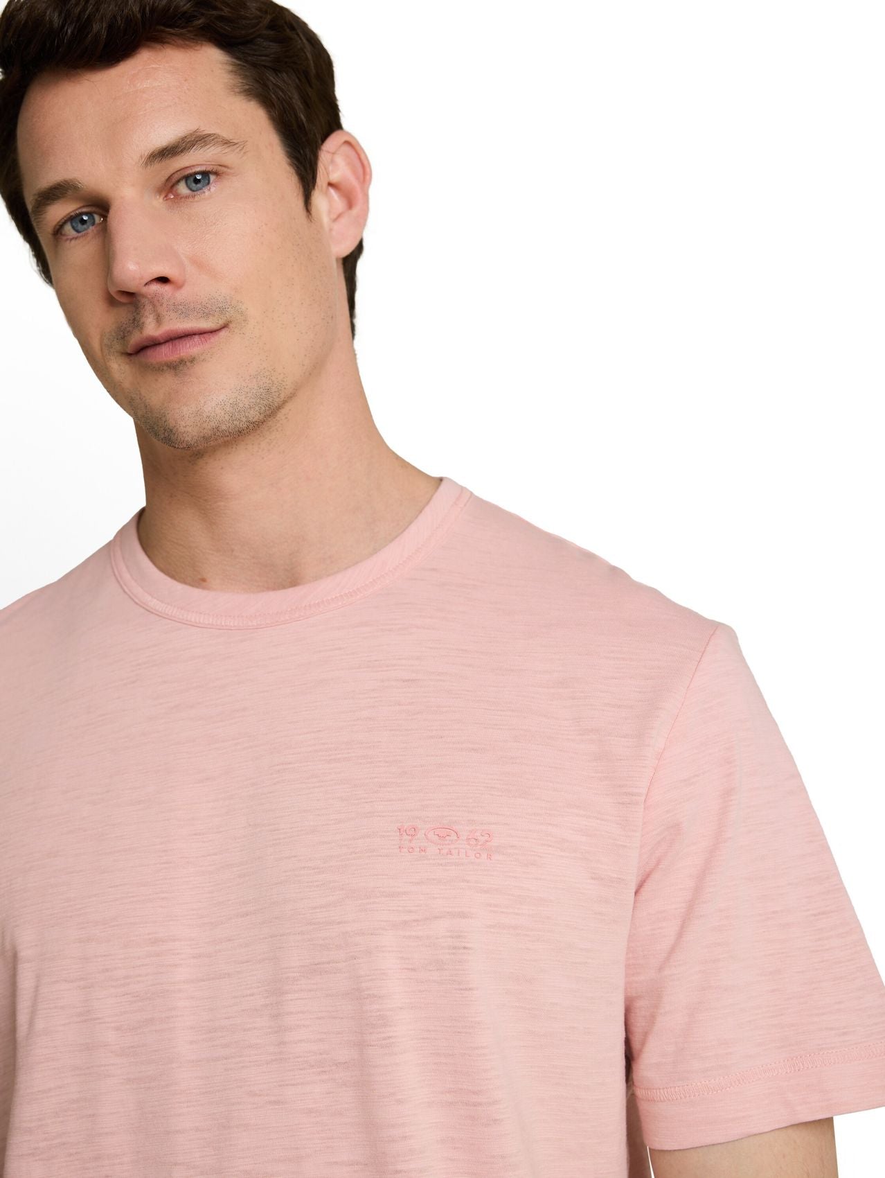 TOM TAILOR T-Shirt in Melange-Optik