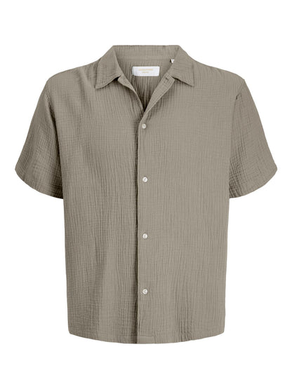 JACK & JONES JORNANTUCKET DOUBLE CLOTH SHIRT SS EA26 S